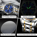 POEDAGAR Luxury Business Watch Stylish Waterproof Luminous
