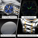 POEDAGAR Top Luxury Men's Quartz Sports Watch Waterproof