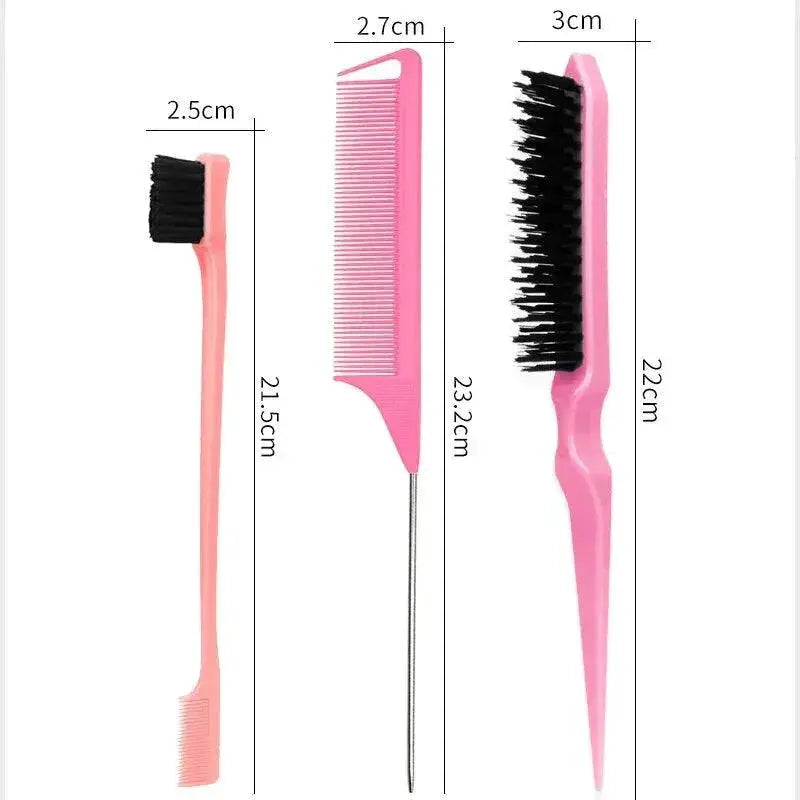 Pointy Tail Hair Styling Set For Effortless All Ages