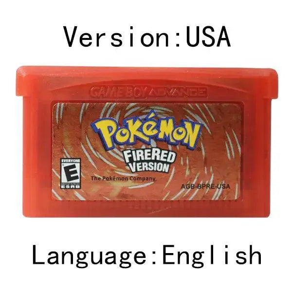 Pokemon Adventure Cartridge Ruby FireRed Sapphire Emerald
