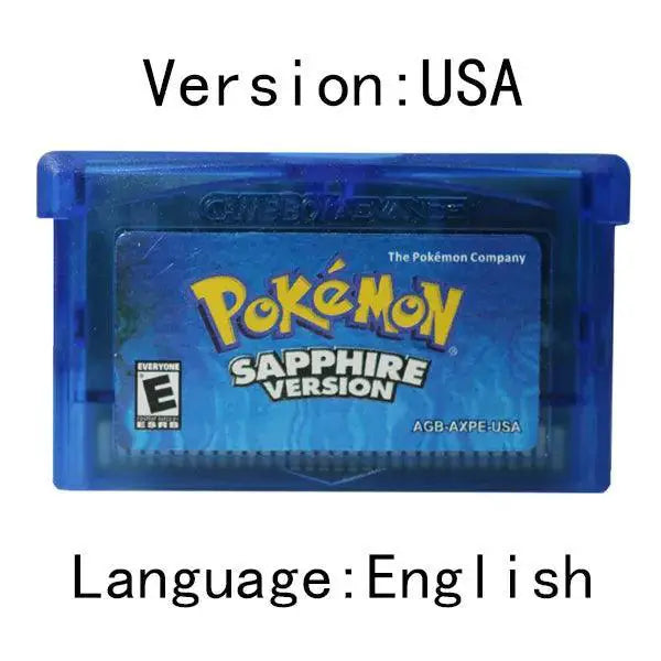 Pokemon Adventure Cartridge Ruby FireRed Sapphire Emerald