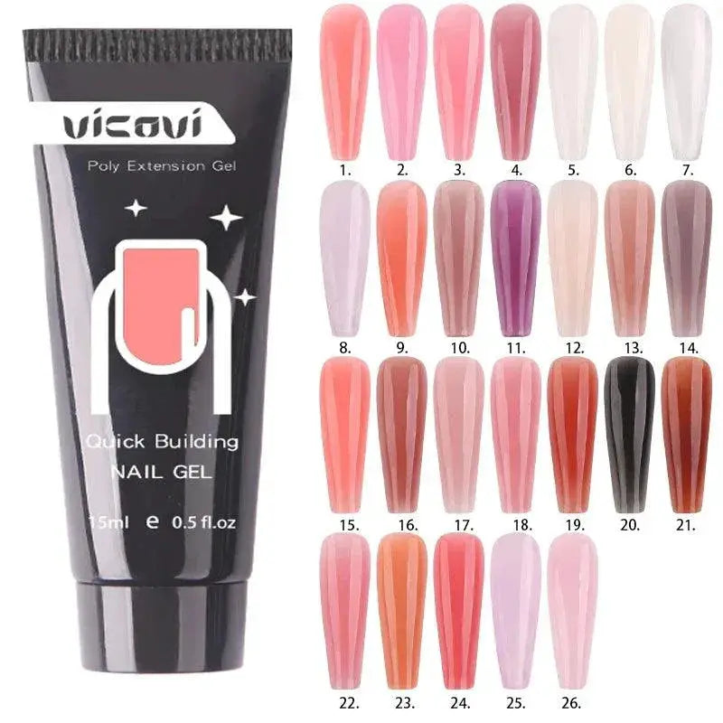 Poly Acrylic Gel Kit Professional Grade For Nail Art