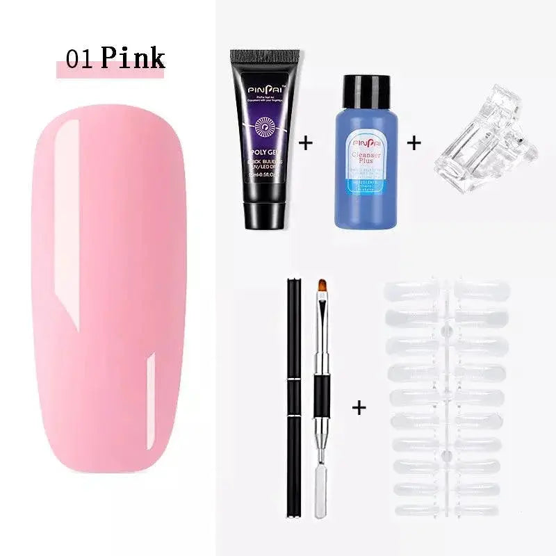 Poly Gel Nail Extension Kit For Salon Quality Nails At Home