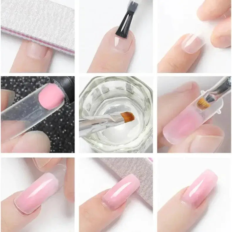 Poly UV Gel Nail Extension Kit For Stunning Manicures