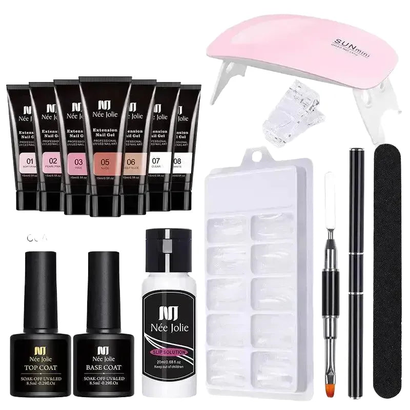 Durable Nail Extension Kit for Home Use — 15PCS-NW00195