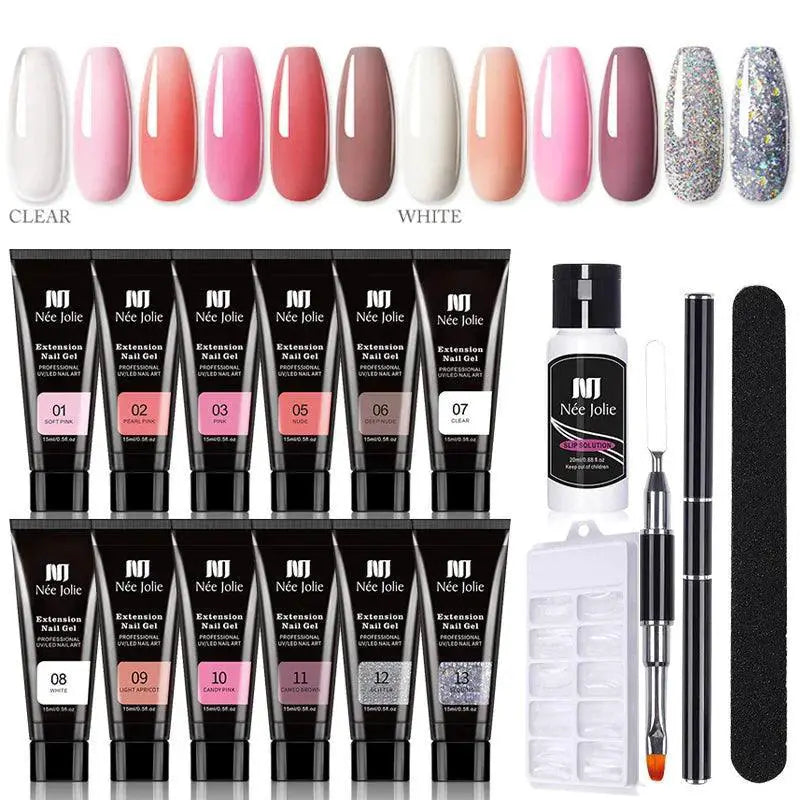 Salon-Quality Polygel Kit for Home Nails — product view