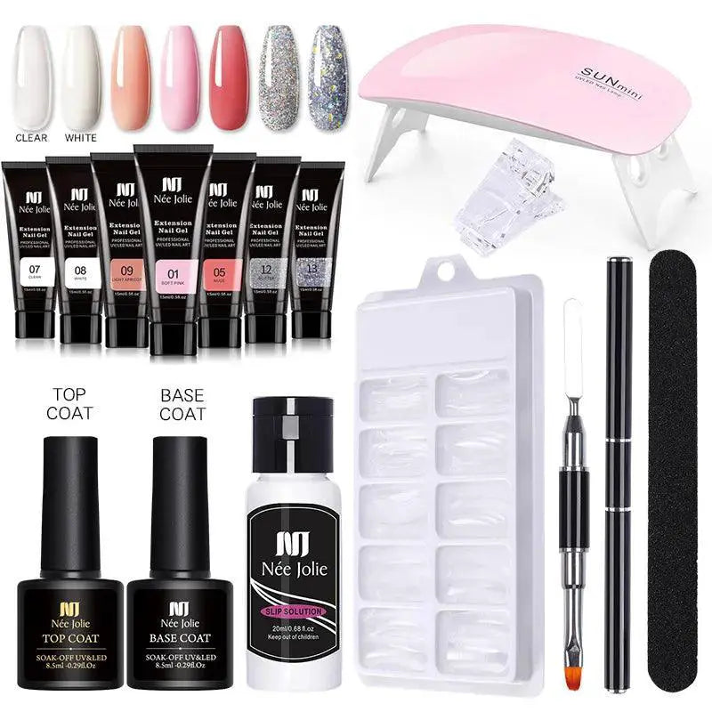 Salon-Quality Polygel Kit for Home Nails — Set 9