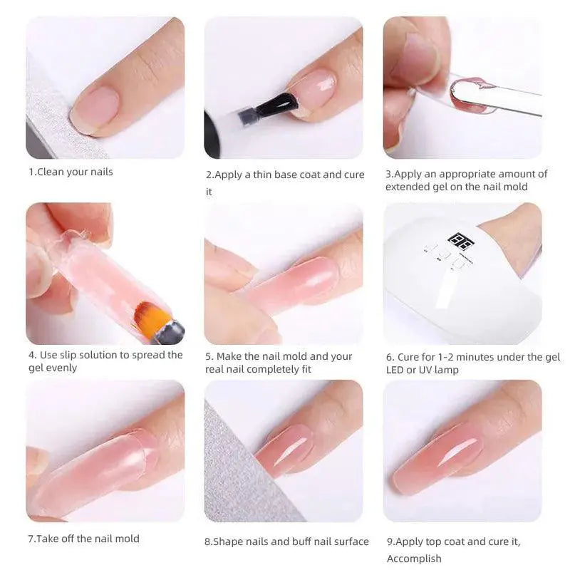 Polygel Nail Extension Kit For Easy Salon Quality Art