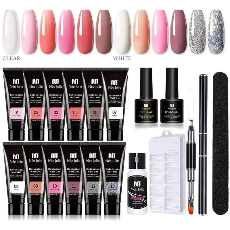 Salon-Quality Polygel Kit for Home Nails — product view
