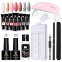 Polygel Nail Extension Kit for Easy Salon Quality Art