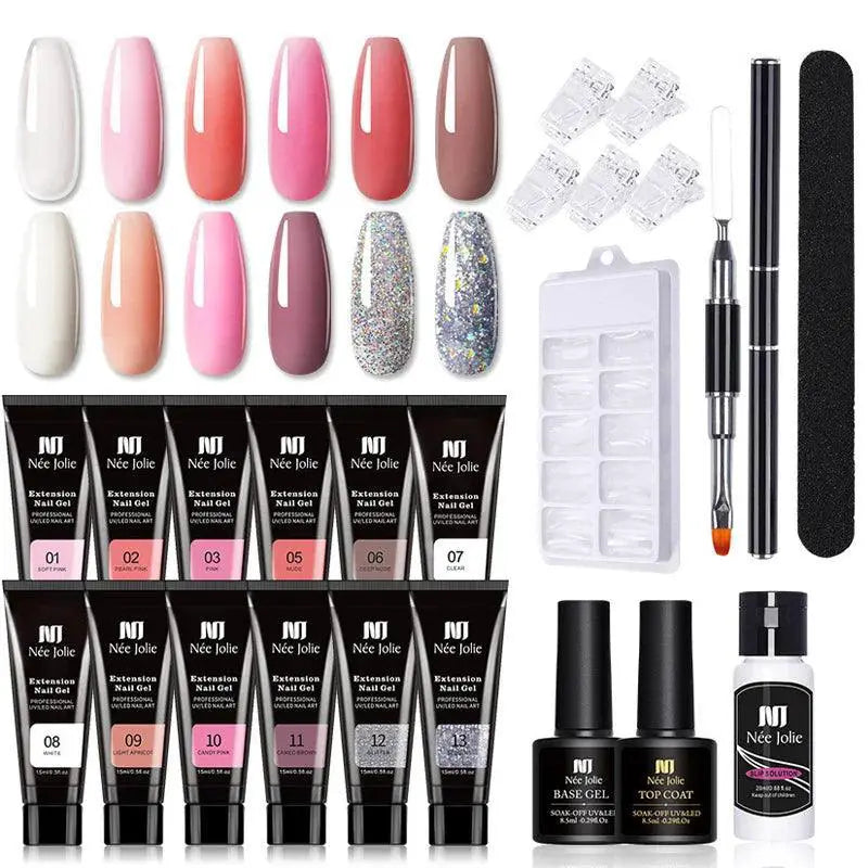 Salon-Quality Polygel Kit for Home Nails — product view