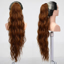 Ponytail Extension: Long Curly Wavy Hairpiece in Colors