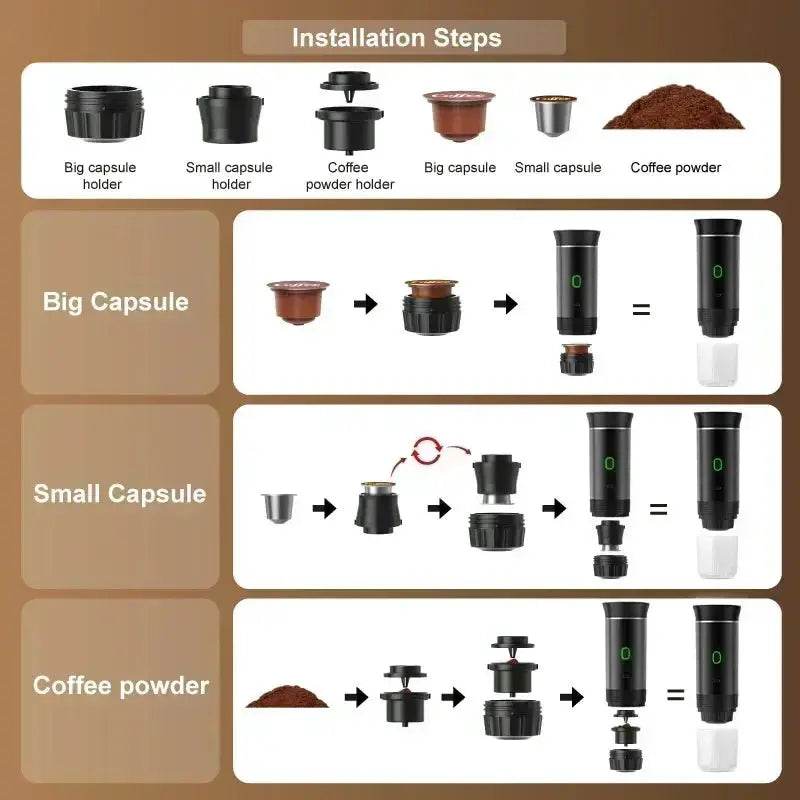 Cafe-Quality Espresso Maker for Travel — product view 9