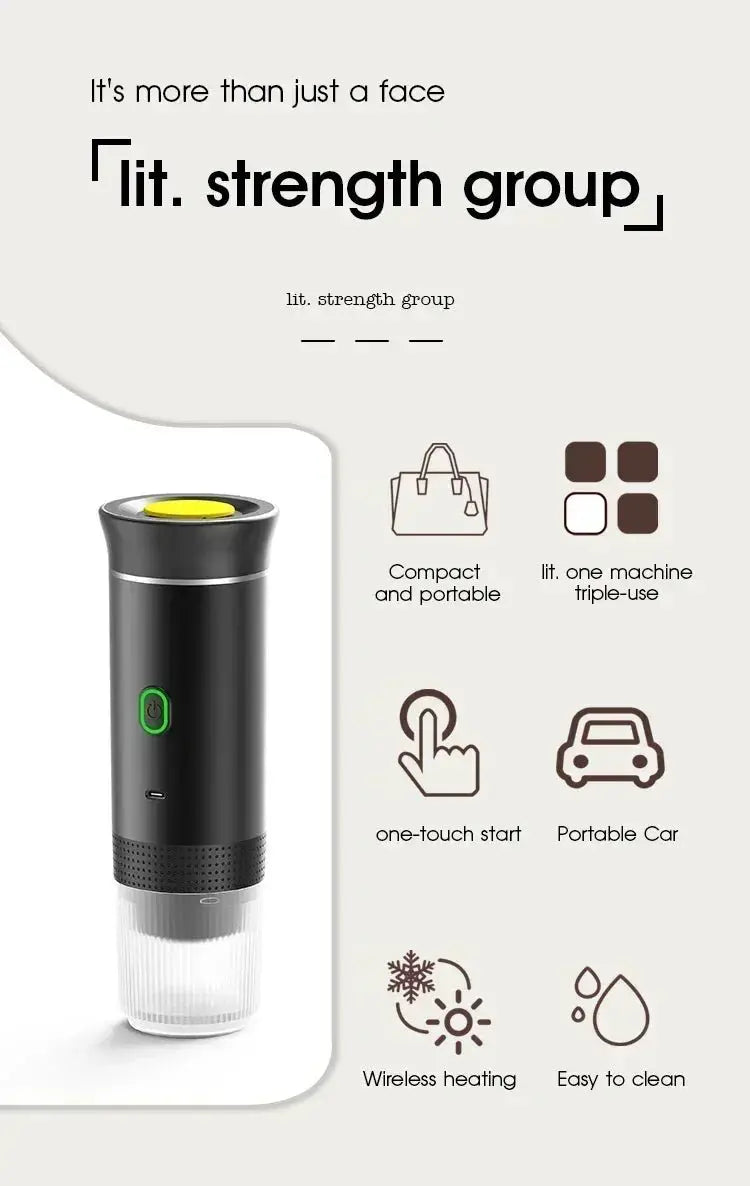 Cafe-Quality Espresso Maker for Travel — product view 11
