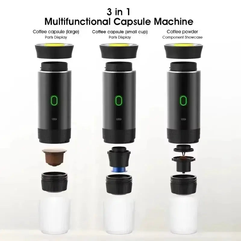 Portable 3 In 1 Wireless Coffee Maker For Espresso Lovers