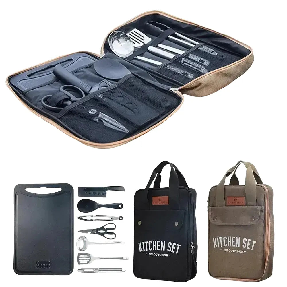 Piece Portable Camping Kitchen Cookware Set for Outdoors — product view 1
