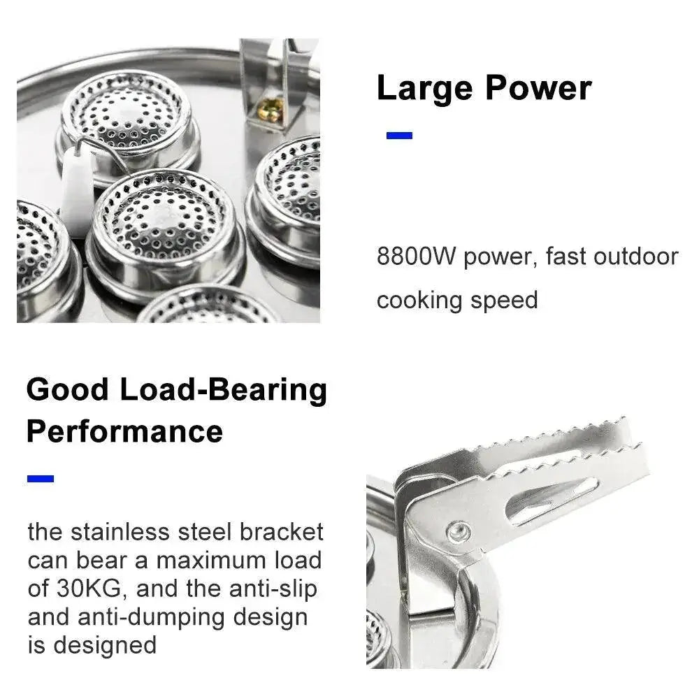Portable 8800W Widesea Camping Gas Stove For Cooking