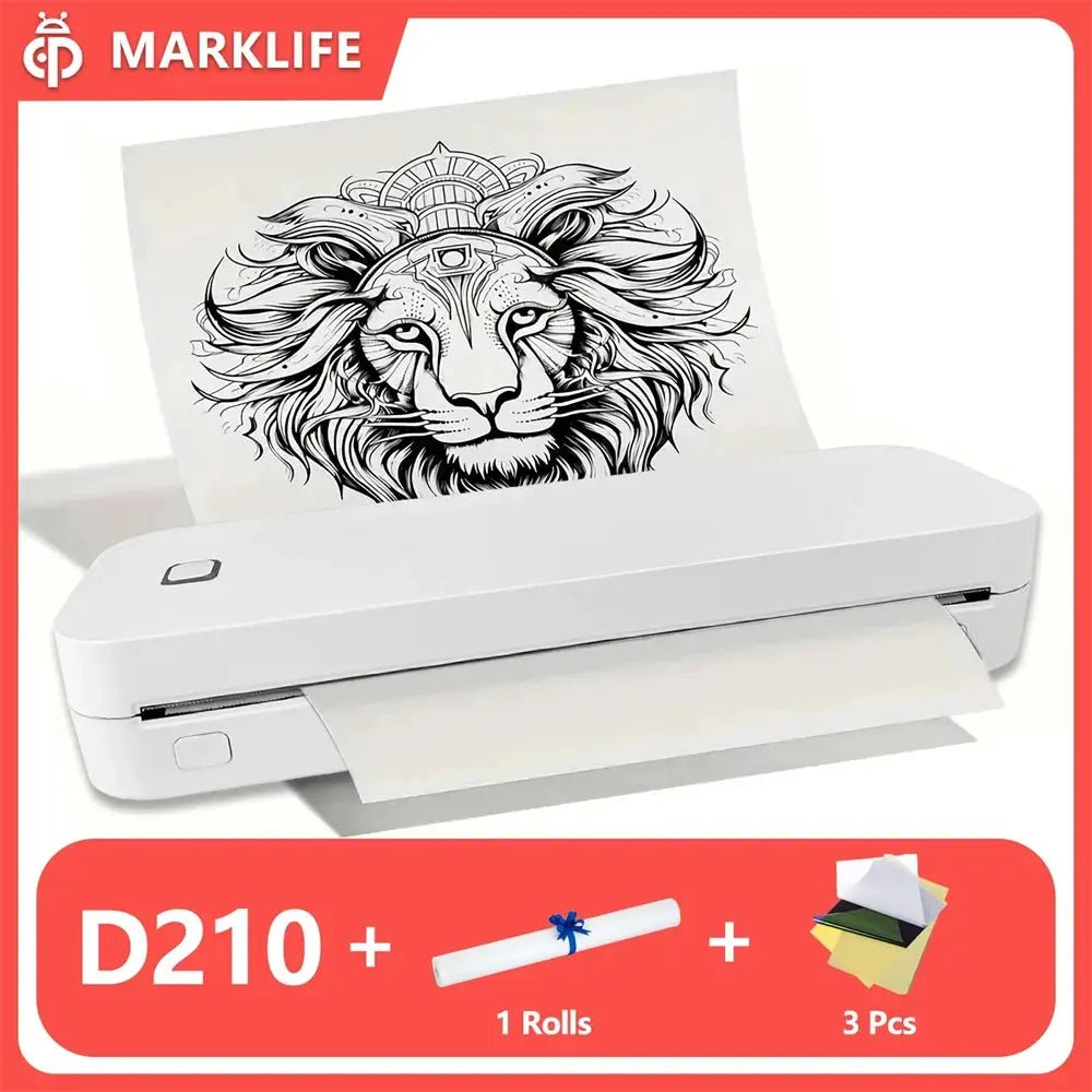 Portable A4 Bluetooth Printer for Photos