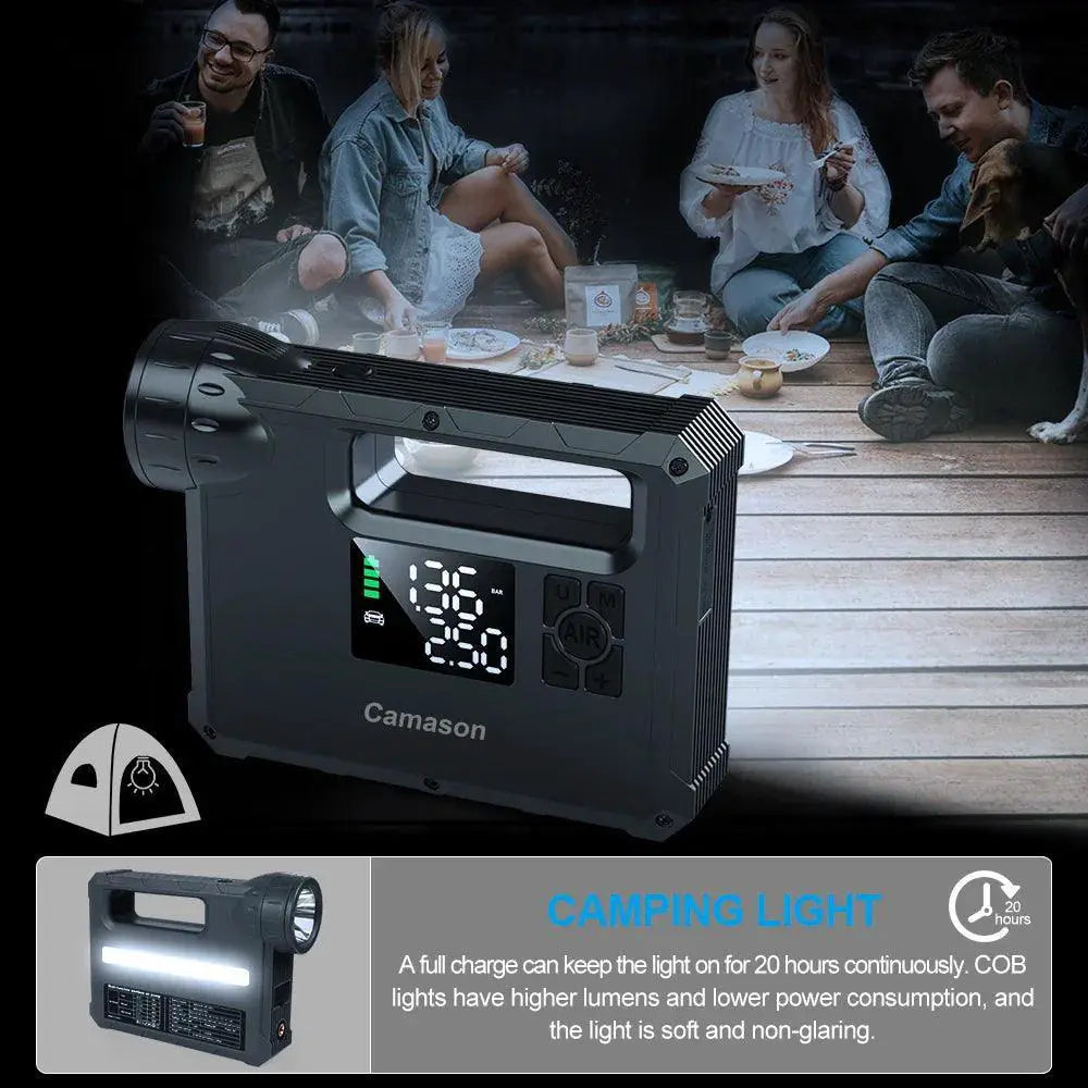 Portable Air Compressor Tire Pump for Cars and Bikes