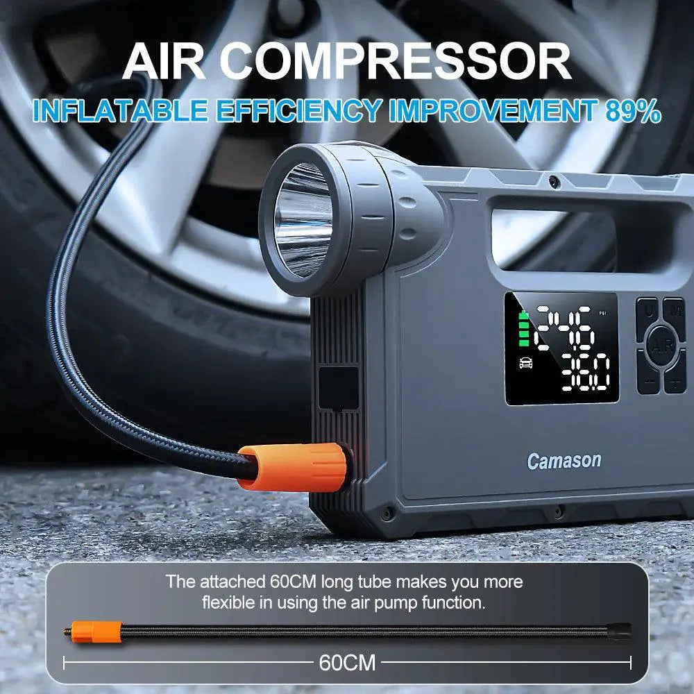 Portable Air Compressor Tire Pump for Cars and Bikes
