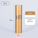 Portable Aluminum Perfume Spray Bottle Travel Cologne Dispenser
