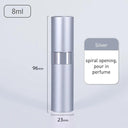 Portable Aluminum Perfume Spray Bottle Travel Cologne Dispenser