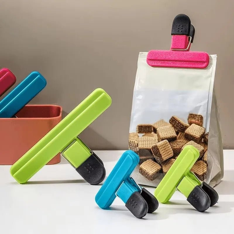 Portable Bag Clips Kitchen Storage Sealing Clips Plastic Tool Organizer