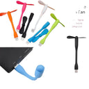 Quiet USB Bendable Laptop Fan for Travel