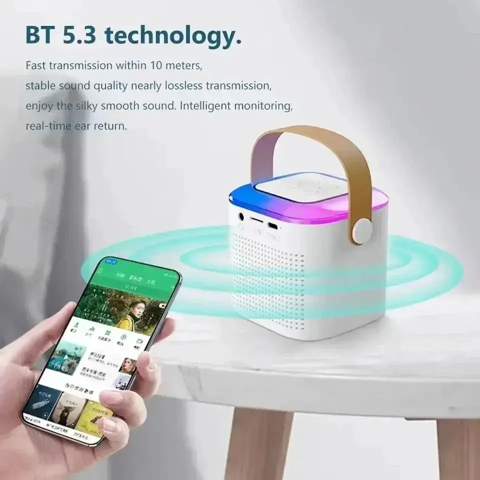 Karaoke Portable Wireless Bluetooth Speaker With Microphone - OurLum.com