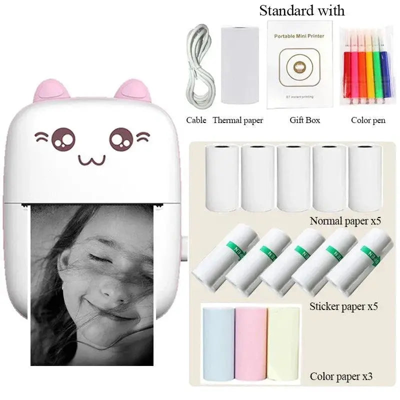 Portable Bluetooth Label Printer High Resolution Mobile