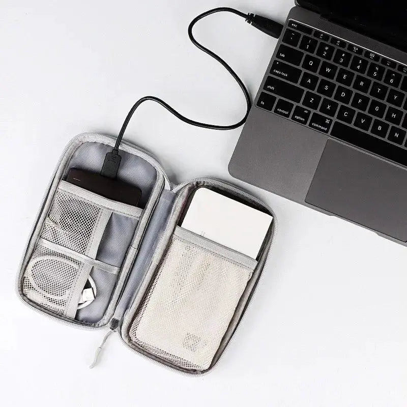 Portable Cable Winder Organizer Waterproof Storage Bag