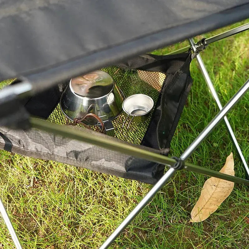 Portable Camping Table Hanging Net Organizer For Cookware