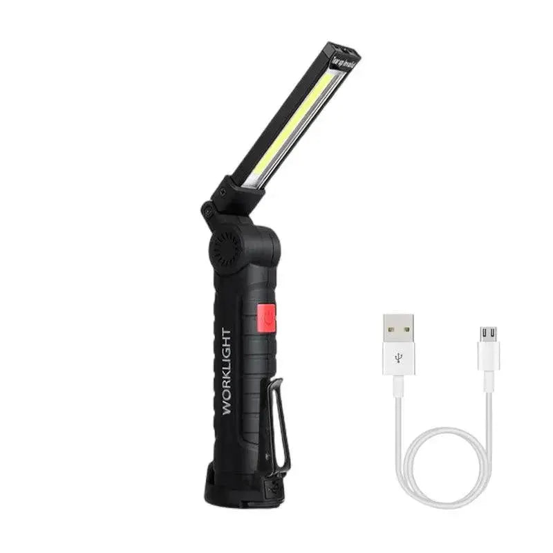 Portable COB LED Flashlight For Outdoor Adventures Anywhere