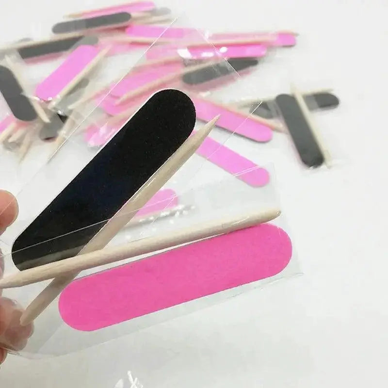 Portable Disposable Nail Care Kit Manicure Set 50 Sticks