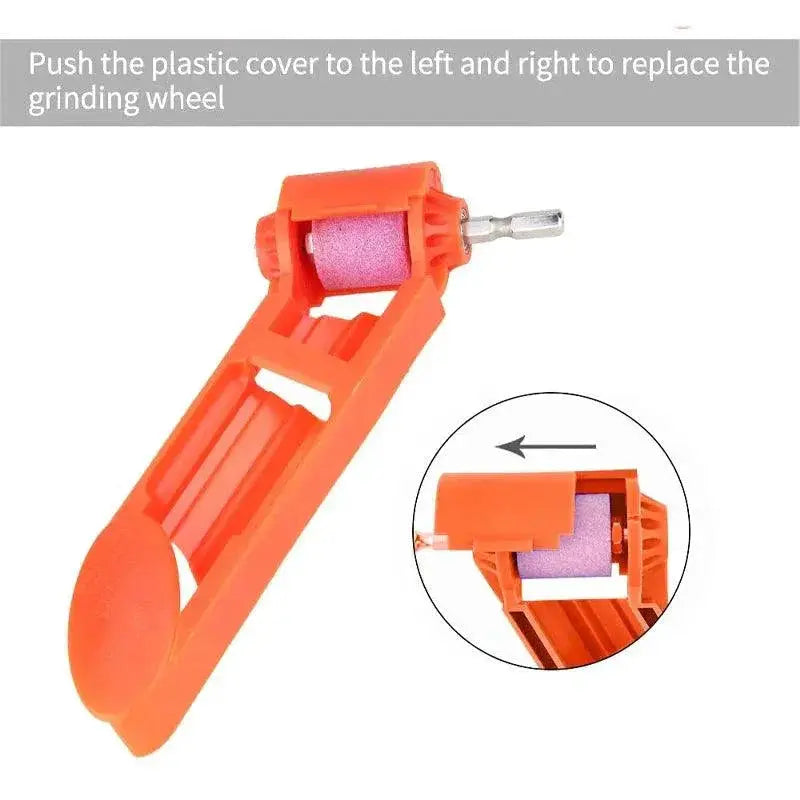 Portable Drill Bit Sharpener Corundum Grinding Wheel Tool