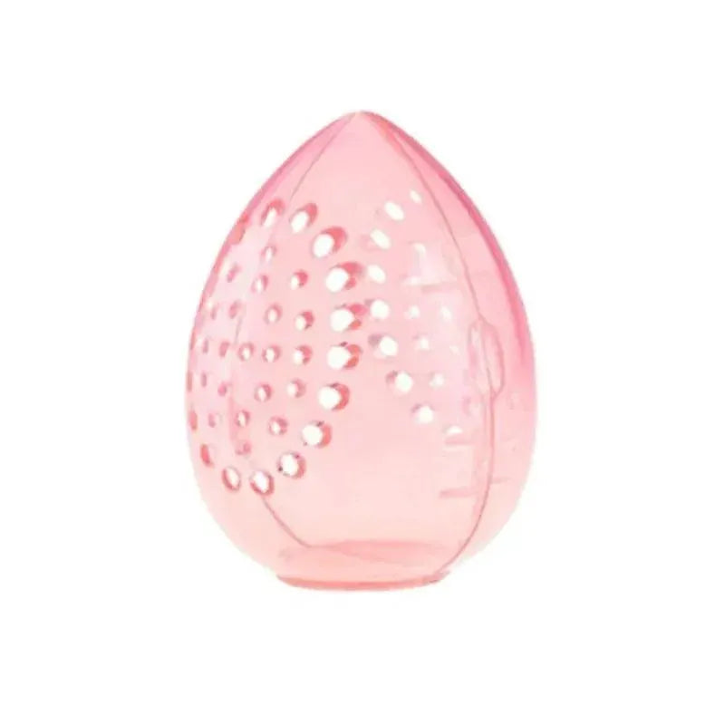 Portable Egg Rack Makeup Puff Drying Box Chic Storage