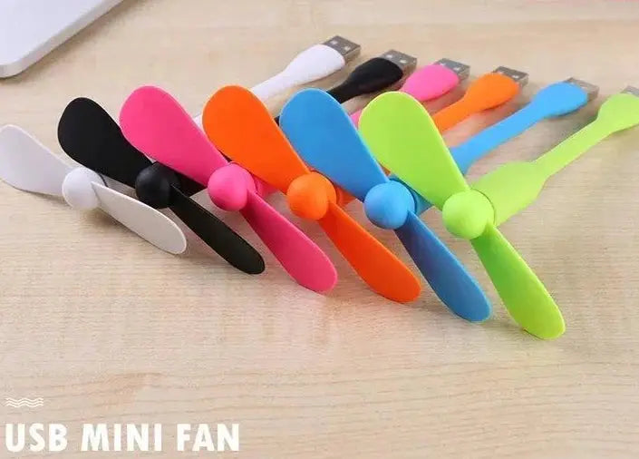 Portable Flexible USB Fan For Summer Relief Gadget Light