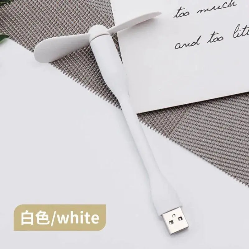 Portable Flexible USB Fan For Summer Relief Gadget Light
