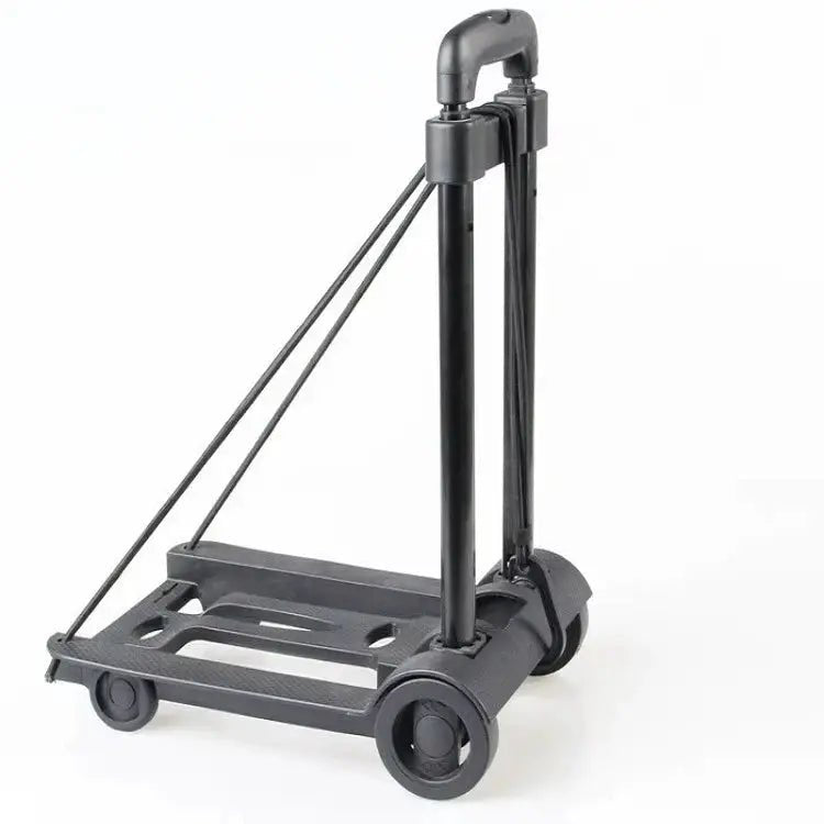Portable Foldable Hand Truck 2 4 Wheels Luggage Shopping Labor Saving Effortless
