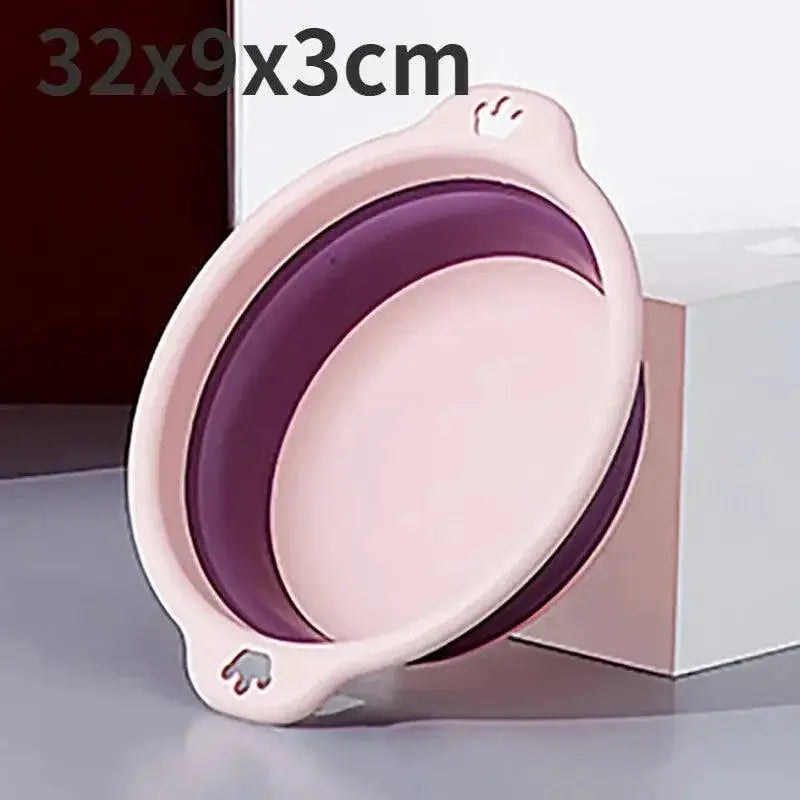 Portable Foldable Laundry Basin For Home And Travel Use