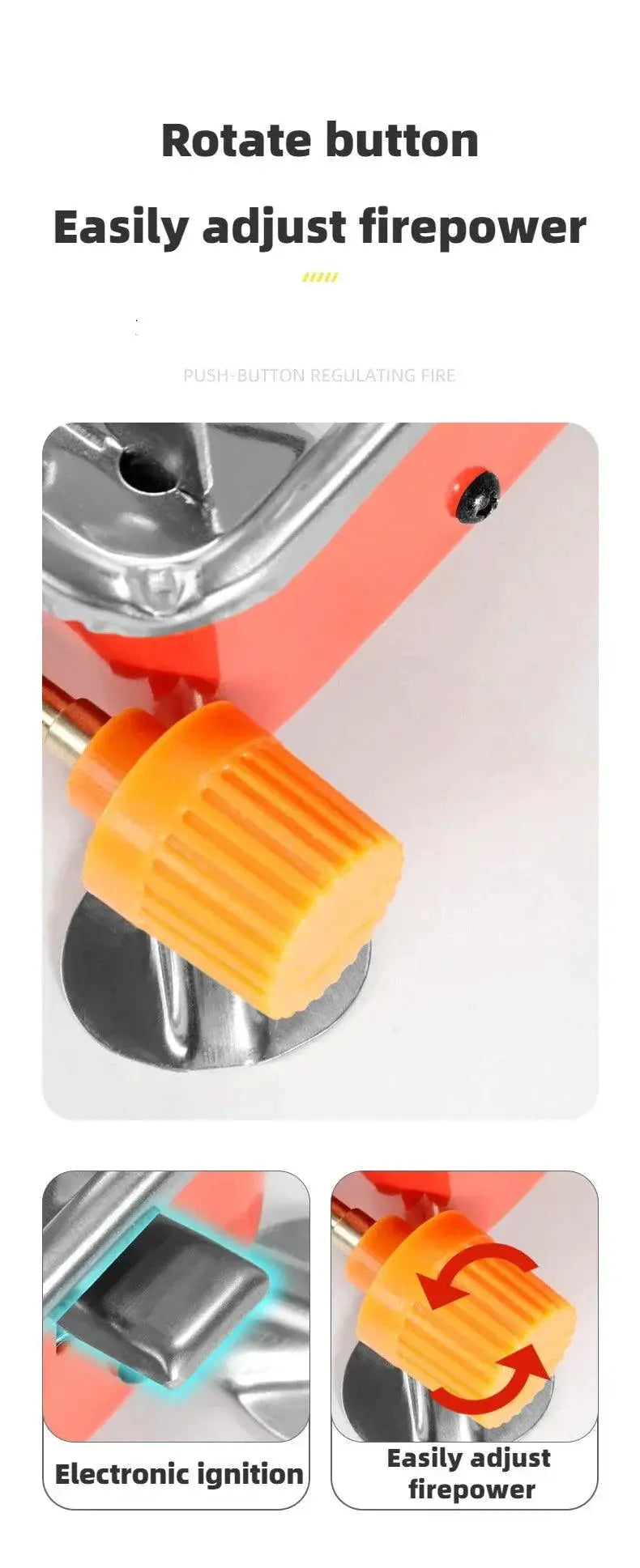 Portable Folding Gas Stove For Camping And Hiking Light