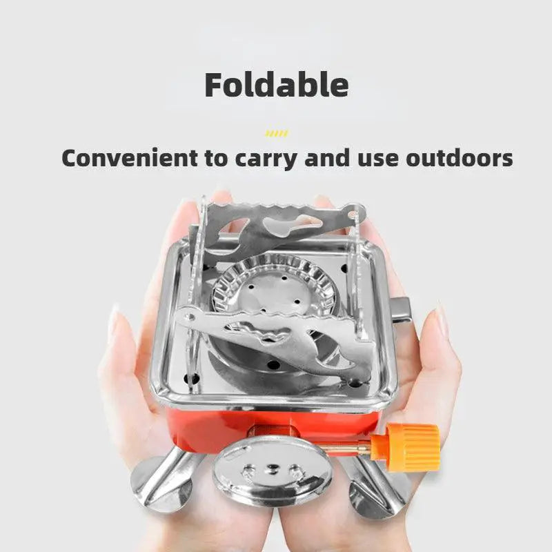 Portable Folding Gas Stove For Camping And Hiking Light