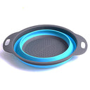 Portable Folding Silicone Strainer Bowl for Camping