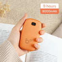 Portable Hand Warmer & Power Bank - Instant Heat Display