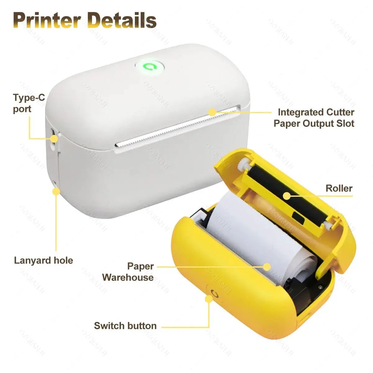 Portable Label Printer for On The Go
