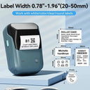 Portable Label Printer for Round Labels