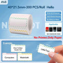 Portable Label Printer for Round Labels