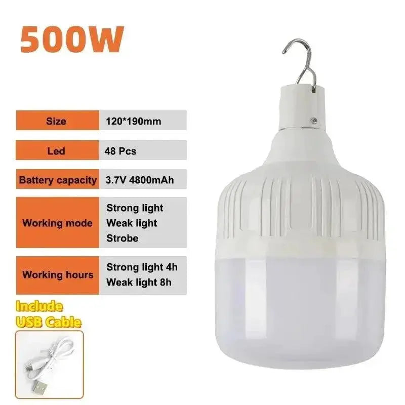 LED Camping Light Rechargeable Lantern For Adventures