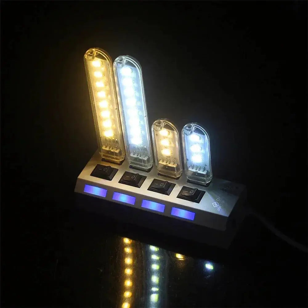 Portable LED Night Light USB Mini Lamp for Room Decor