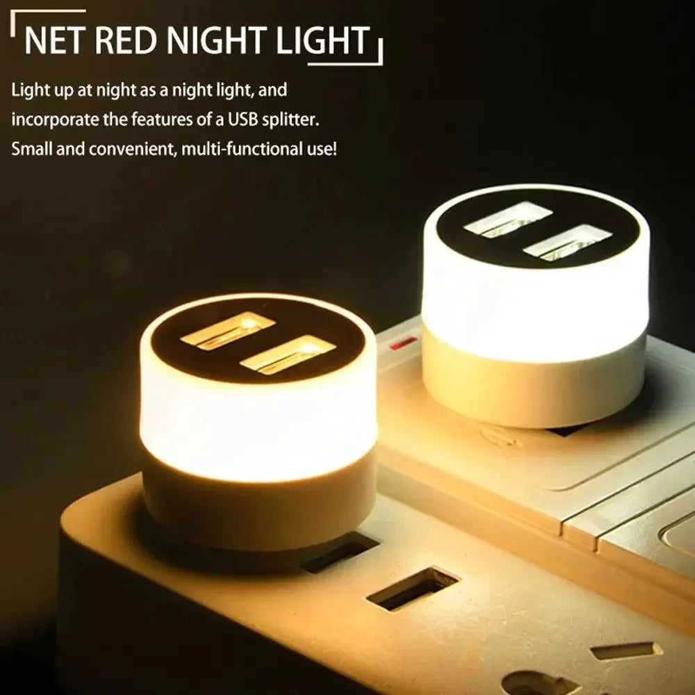 Portable LED Night Light USB Mini Lamp for Room Decor